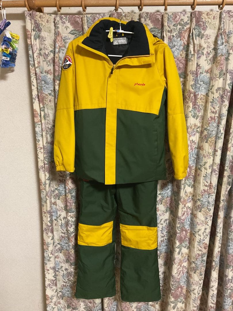 Phenix 子ども用スキーウェア イエロー/グリーン　160