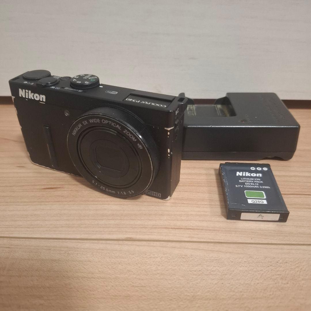 NIKON P340 デジカメ 本体 バッテリー・充電器付 すぐ使えます