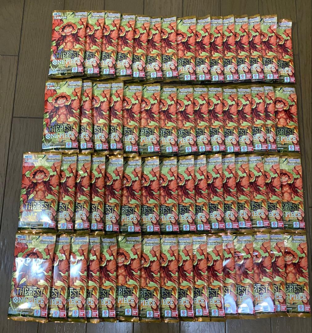 ワンピースカード THE BEST 未開封62パック