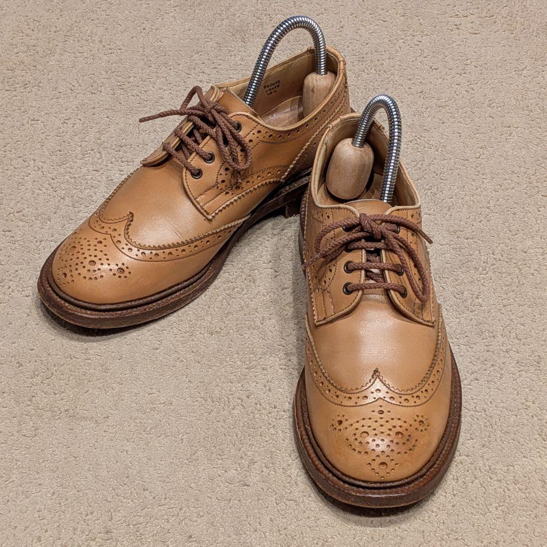 トリッカーズ バートン 4.5 ブラウン ウイングチップ