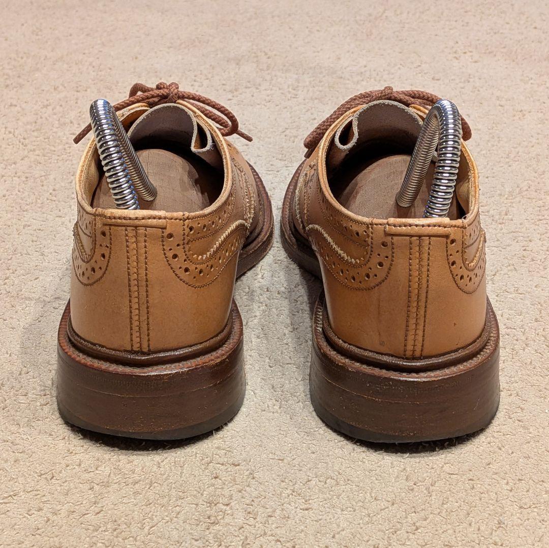 トリッカーズ バートン 4.5 ブラウン ウイングチップ