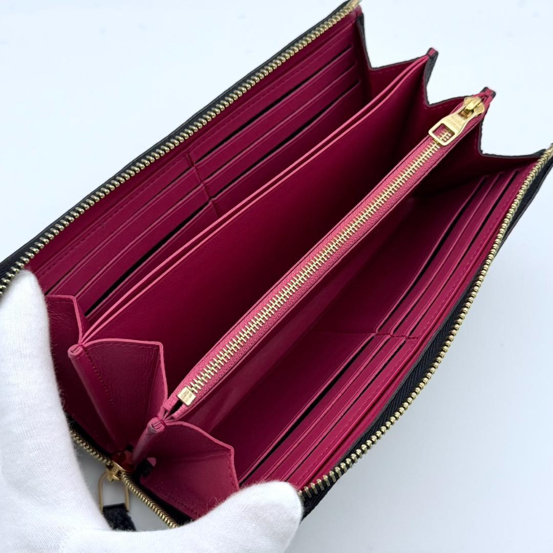 美品 ルイヴィトン ポルトフォイユ コメット L字ファスナー 長財布 ノワール