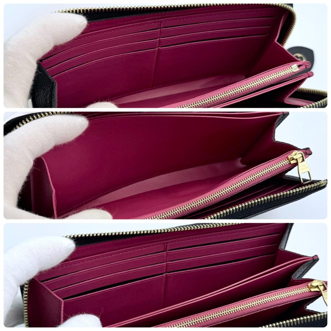 美品 ルイヴィトン ポルトフォイユ コメット L字ファスナー 長財布 ノワール