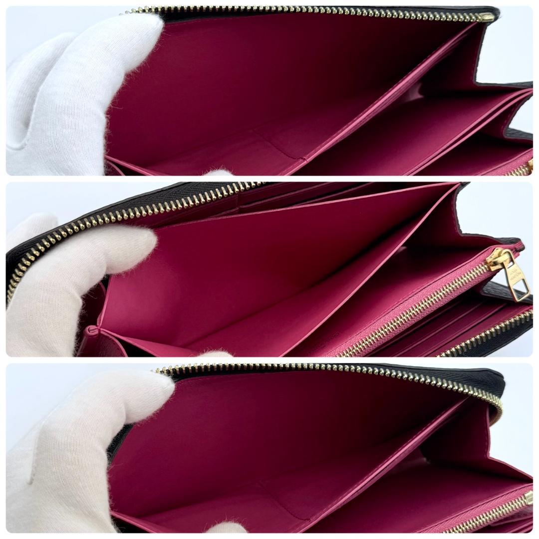 美品 ルイヴィトン ポルトフォイユ コメット L字ファスナー 長財布 ノワール