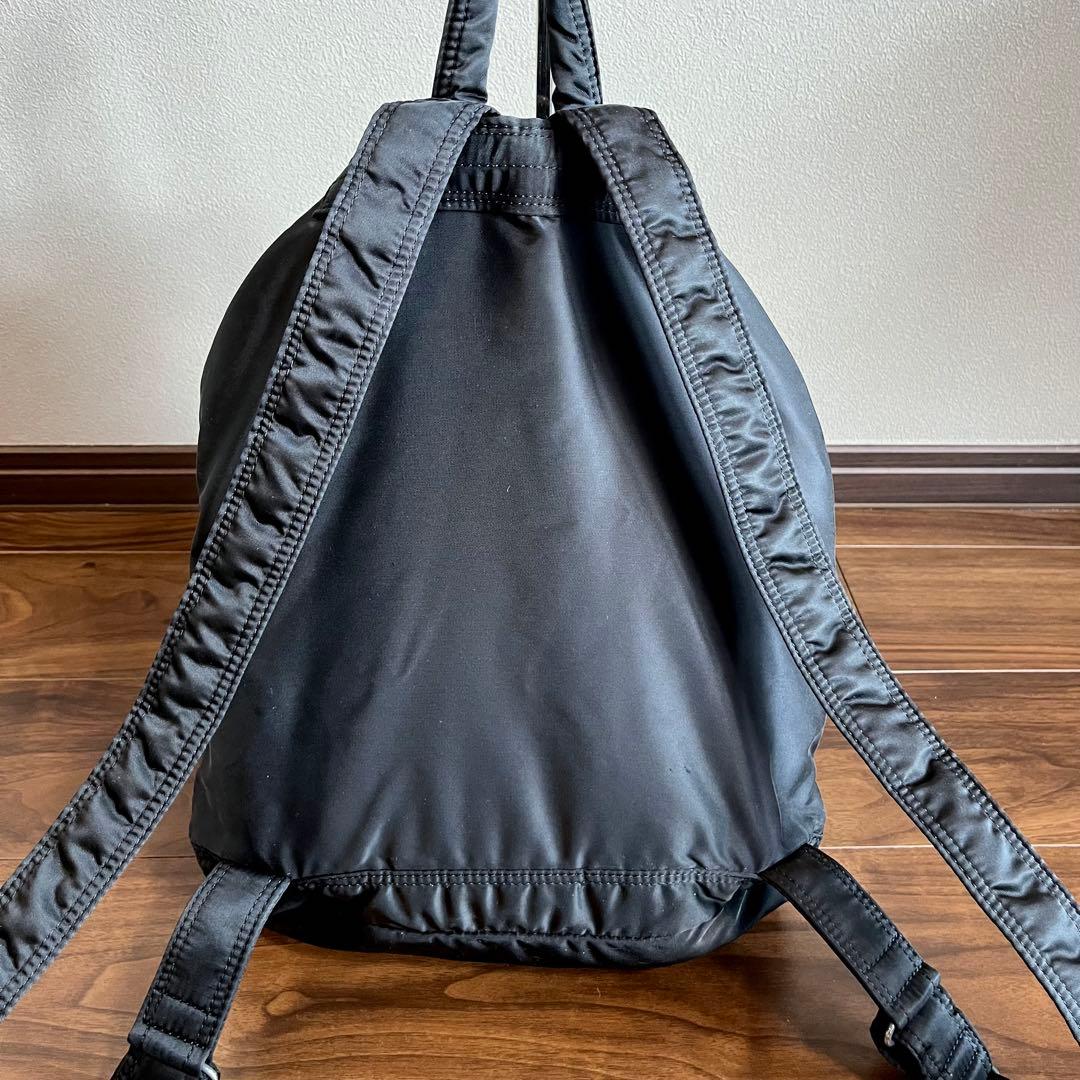 ポーター　タンカー リュック バックパック 吉田カバン 黒　オレンジ