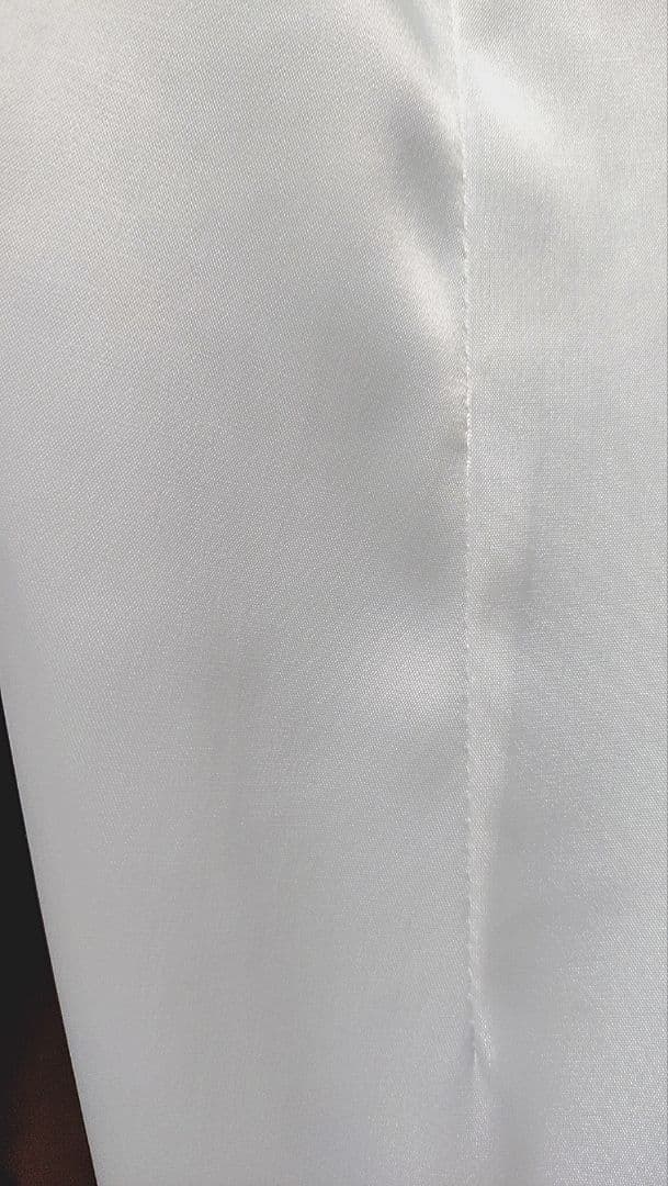 【エンジェルアール】レースラメサテンクロスリボンフロントフリルビジューミニドレス