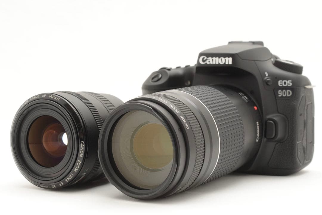 保証付き/Canon EOS 90D標準&望遠ダブルレンズセット