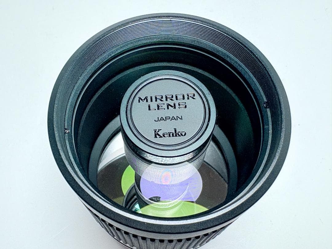 フード付き Kenko MIRROR LENS 400mm F8 NⅡSONY
