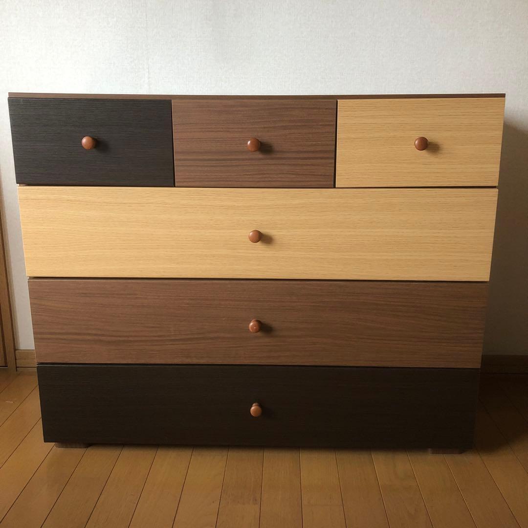 4段　ローチェスト　洋服タンス　ニトリ