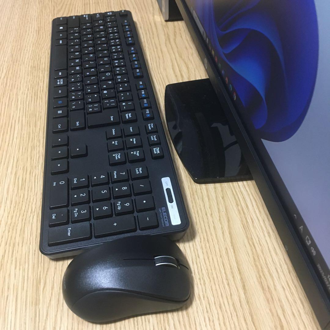 取扱説明書付き HP デスクトップ フルセット Win11 23.8'モニター