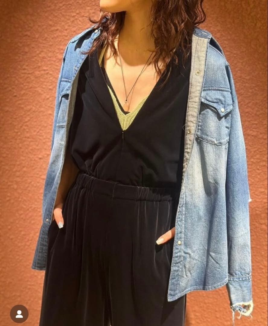 KURO × 6 ROKU DENIM SHIRT シャツ