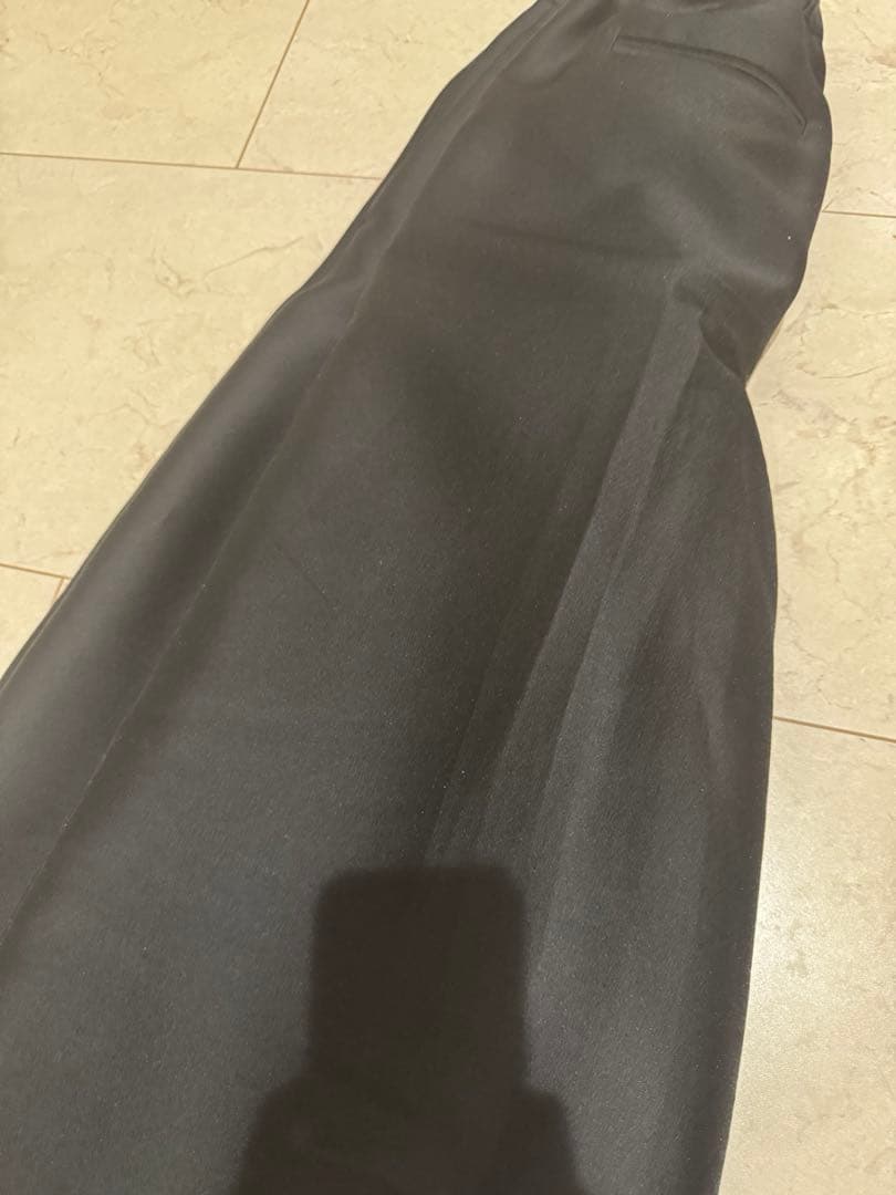 heve サテンフレアガウチョパンツ　36