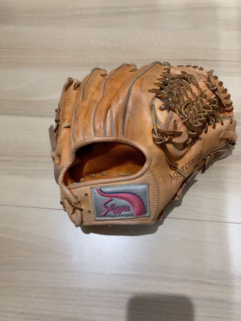 スラッガー ksn-6psm 軟式グローブ オレンジ ラベル変更