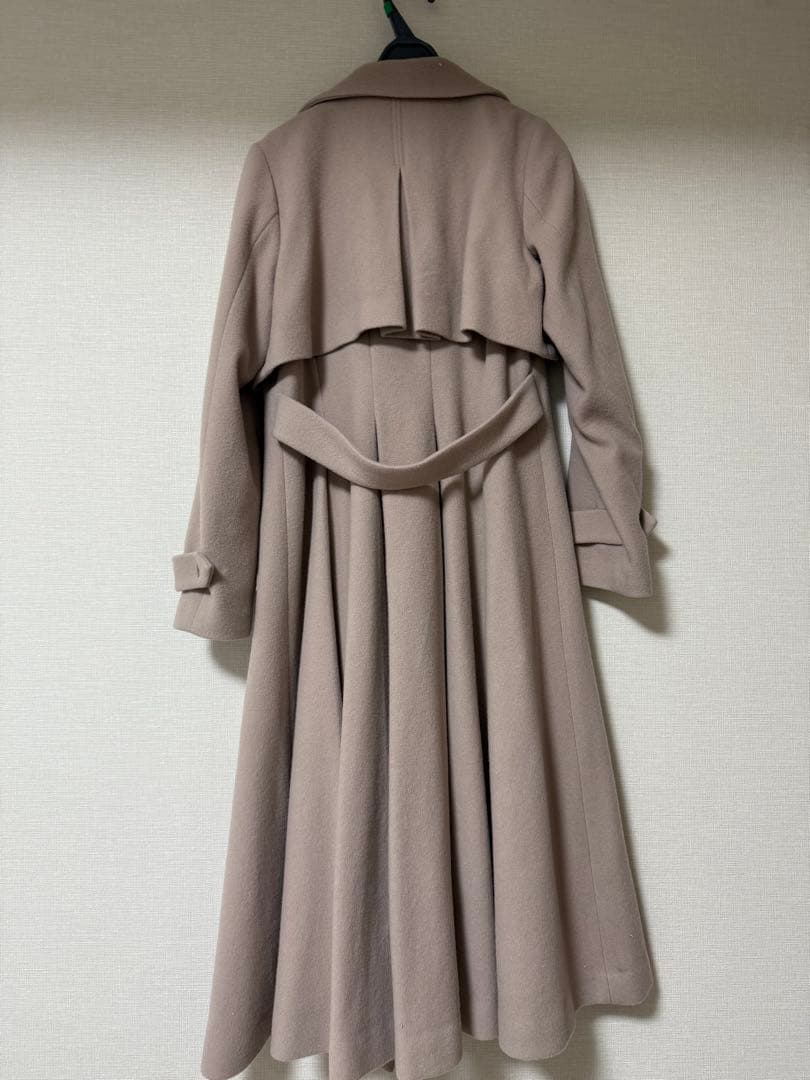 ノエラ バックプリーツウールトレンチコート