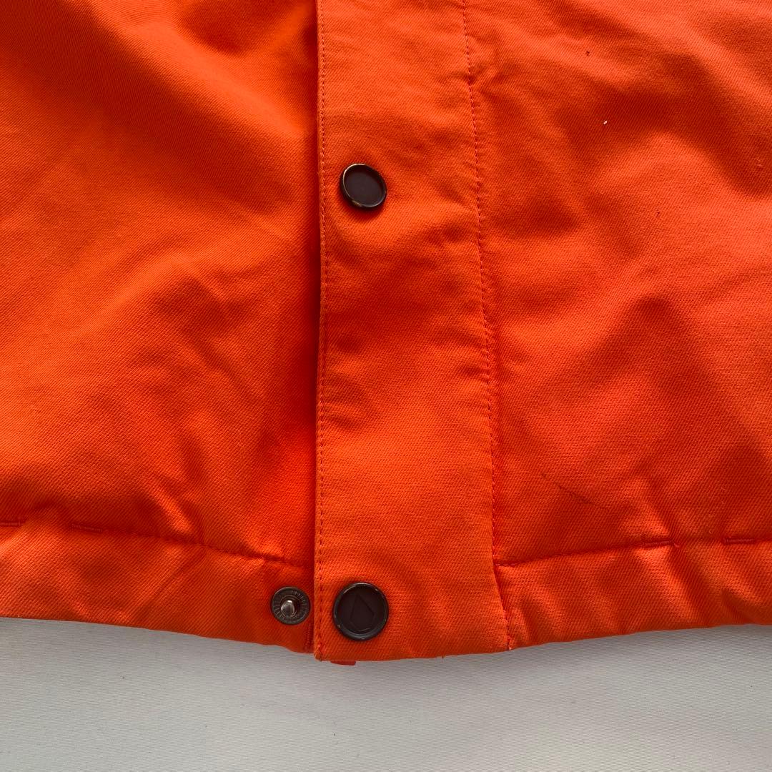 VOLCOM オレンジ スキーウェア 上下セット　Mサイズ　140