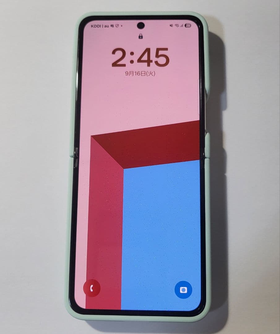 携帯電話本体 au Galaxy Flip5 256