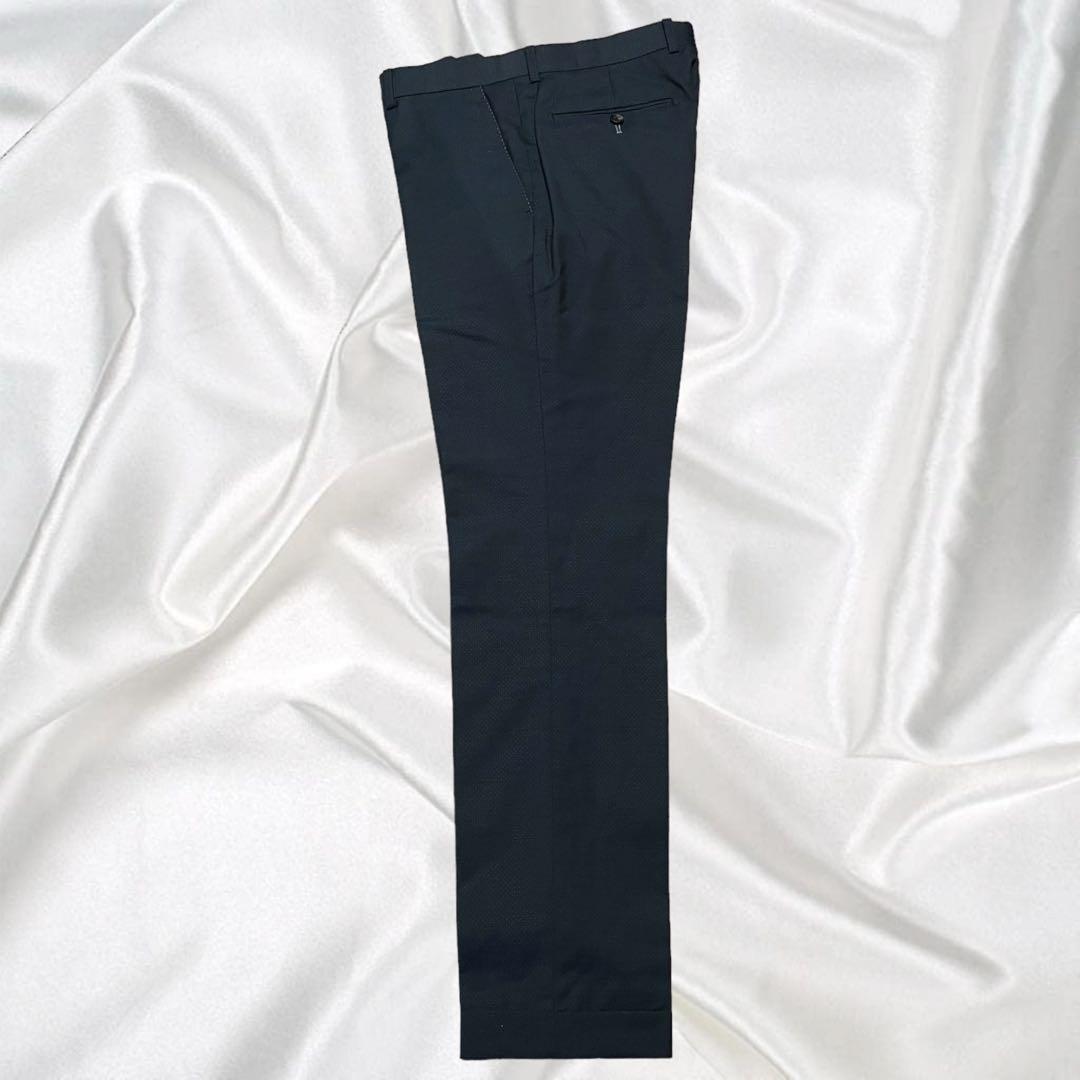 【LANVIN en Bleu】美品ランバン マイクロドット ネイビースーツ50