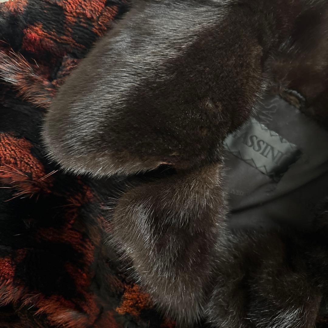 【新品 未使用品】MASSINI ☆ ミンク×ビーバー　ファージャケット 42