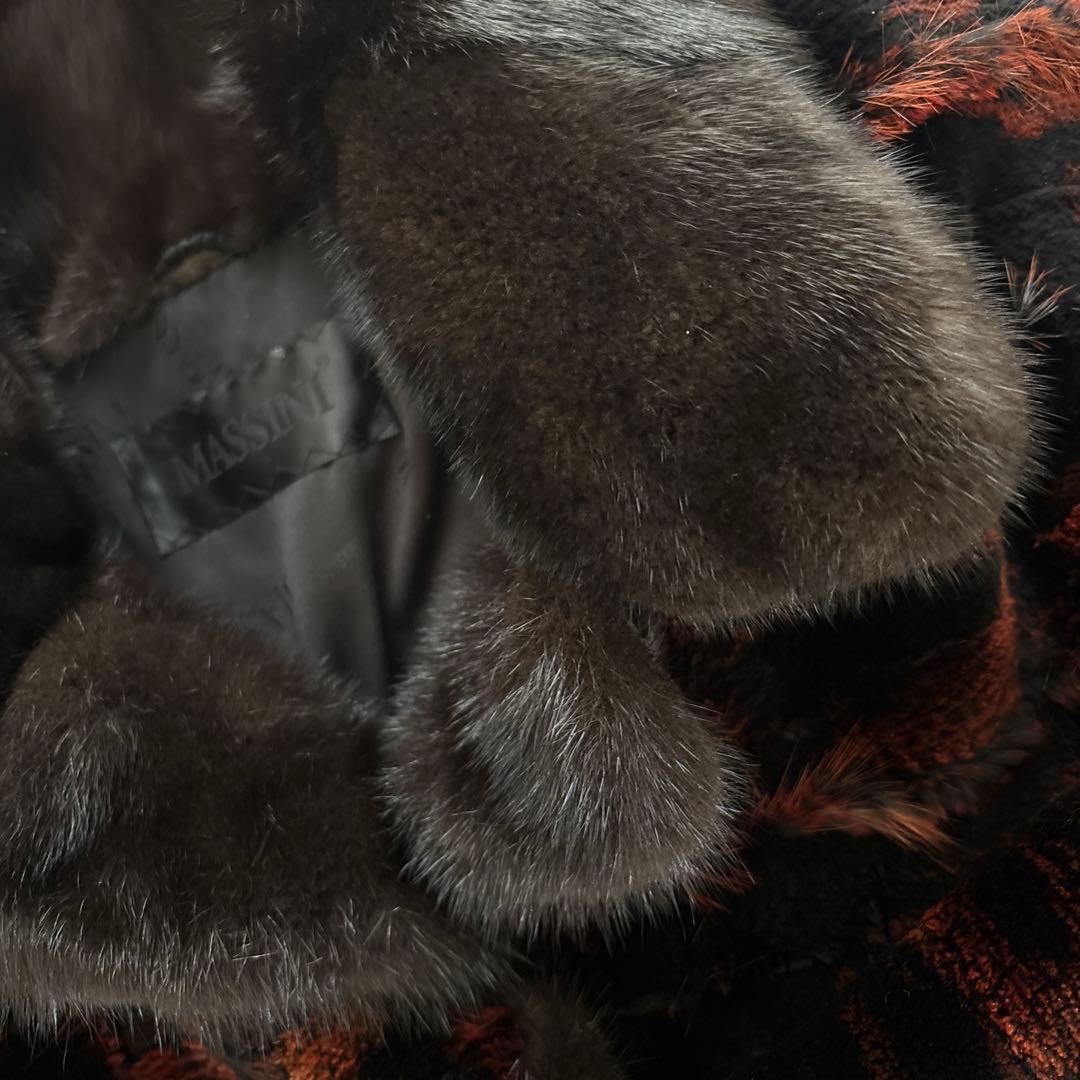 【新品 未使用品】MASSINI ☆ ミンク×ビーバー　ファージャケット 42