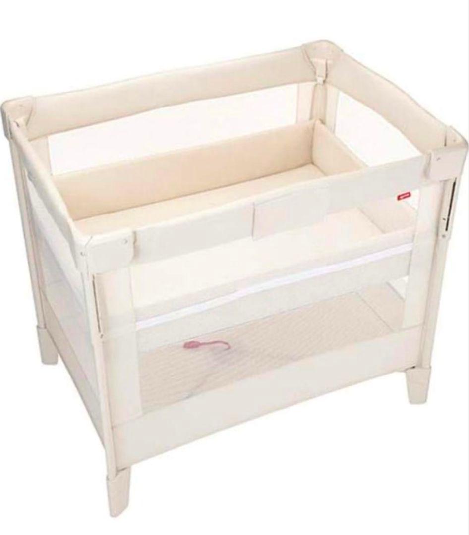 折りたたみ式ベビーベッド ココネルエアー Aprica 【収納バッグ付き】