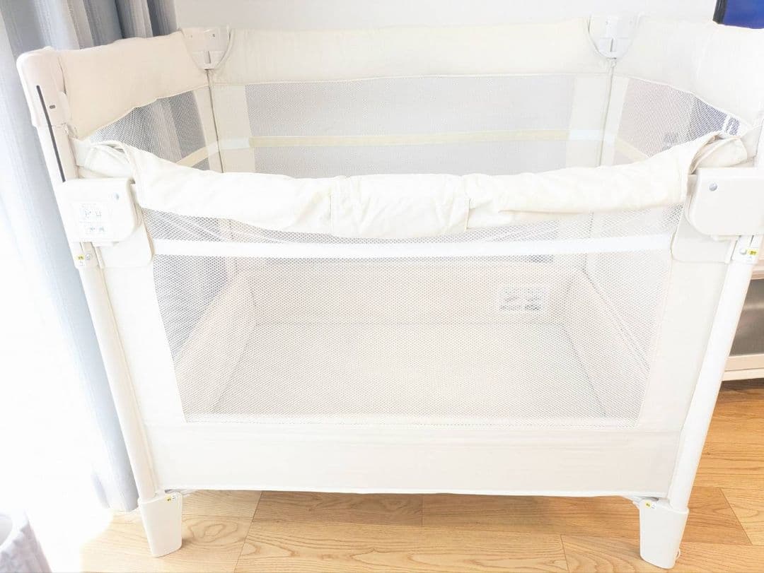 折りたたみ式ベビーベッド ココネルエアー Aprica 【収納バッグ付き】