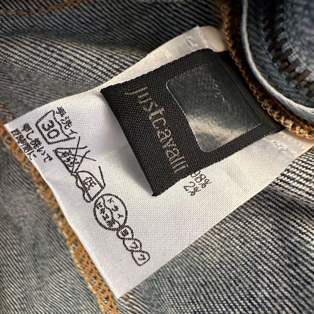 justcavalli ジャストカヴァリデニムプルオーバー