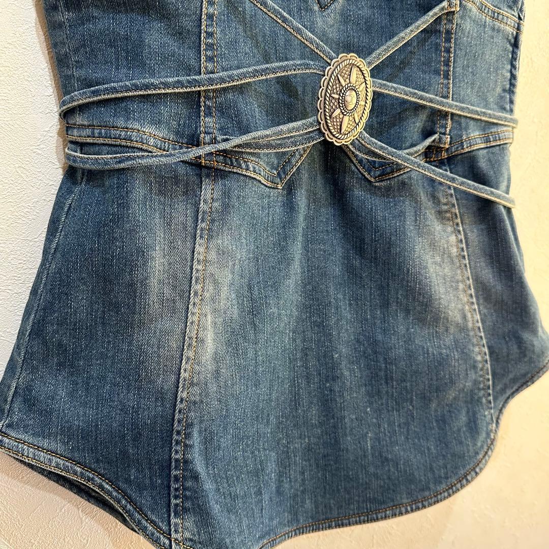 justcavalli ジャストカヴァリデニムプルオーバー