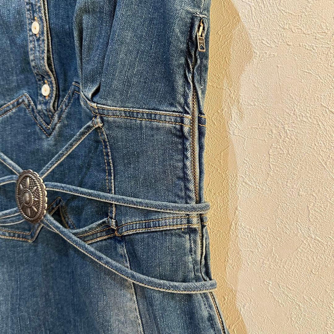 justcavalli ジャストカヴァリデニムプルオーバー