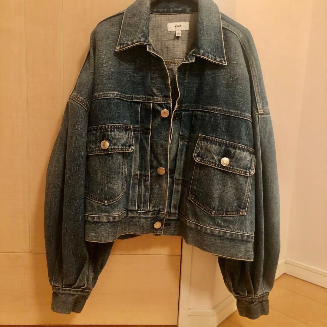 ジャケット・アウター HYKE BALOON SLEEVE DENIM JACKET 1