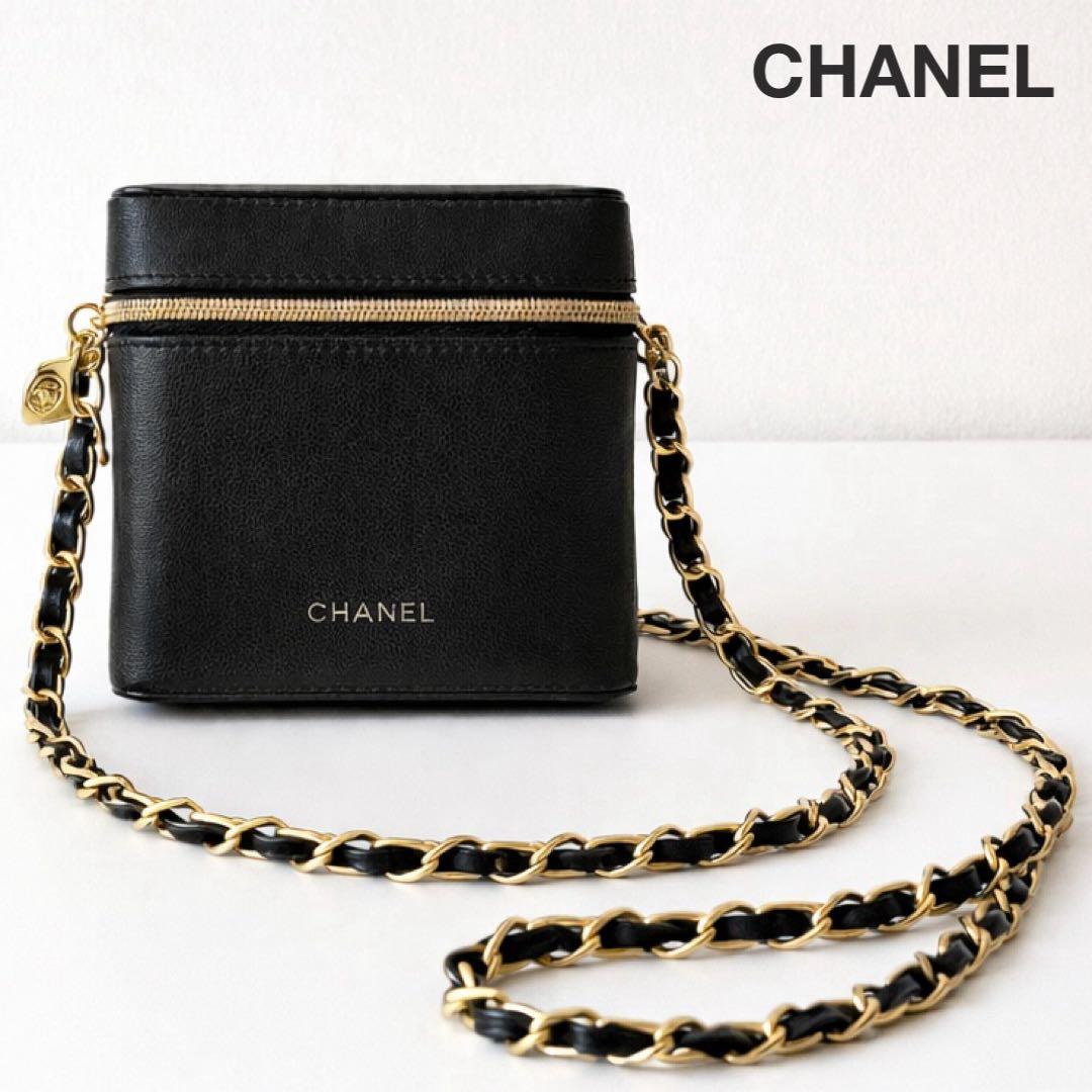 専用❗️CHANEL ノベルティ リップケース ミニショルダーバッグ 黒