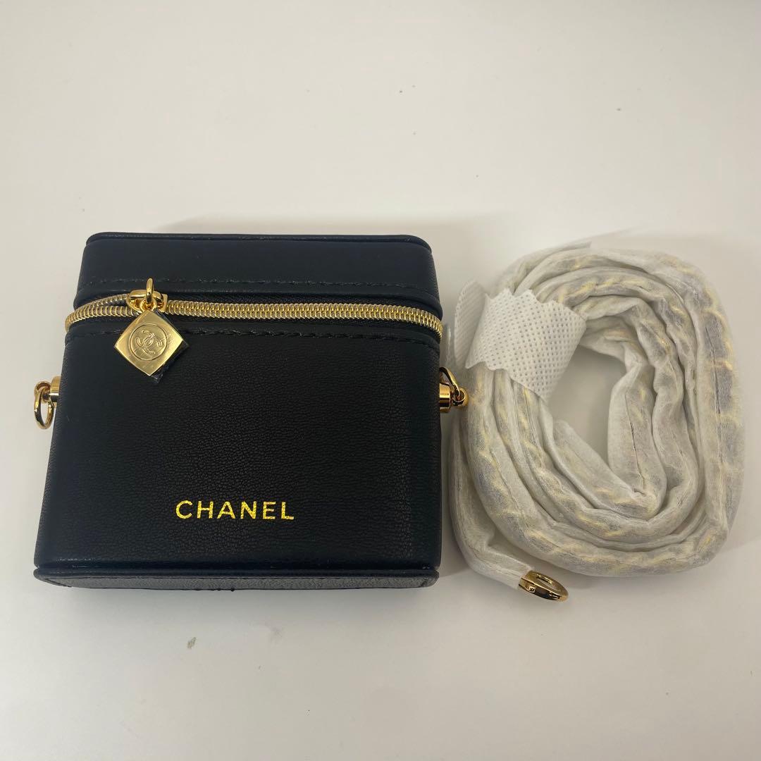 専用❗️CHANEL ノベルティ リップケース ミニショルダーバッグ 黒