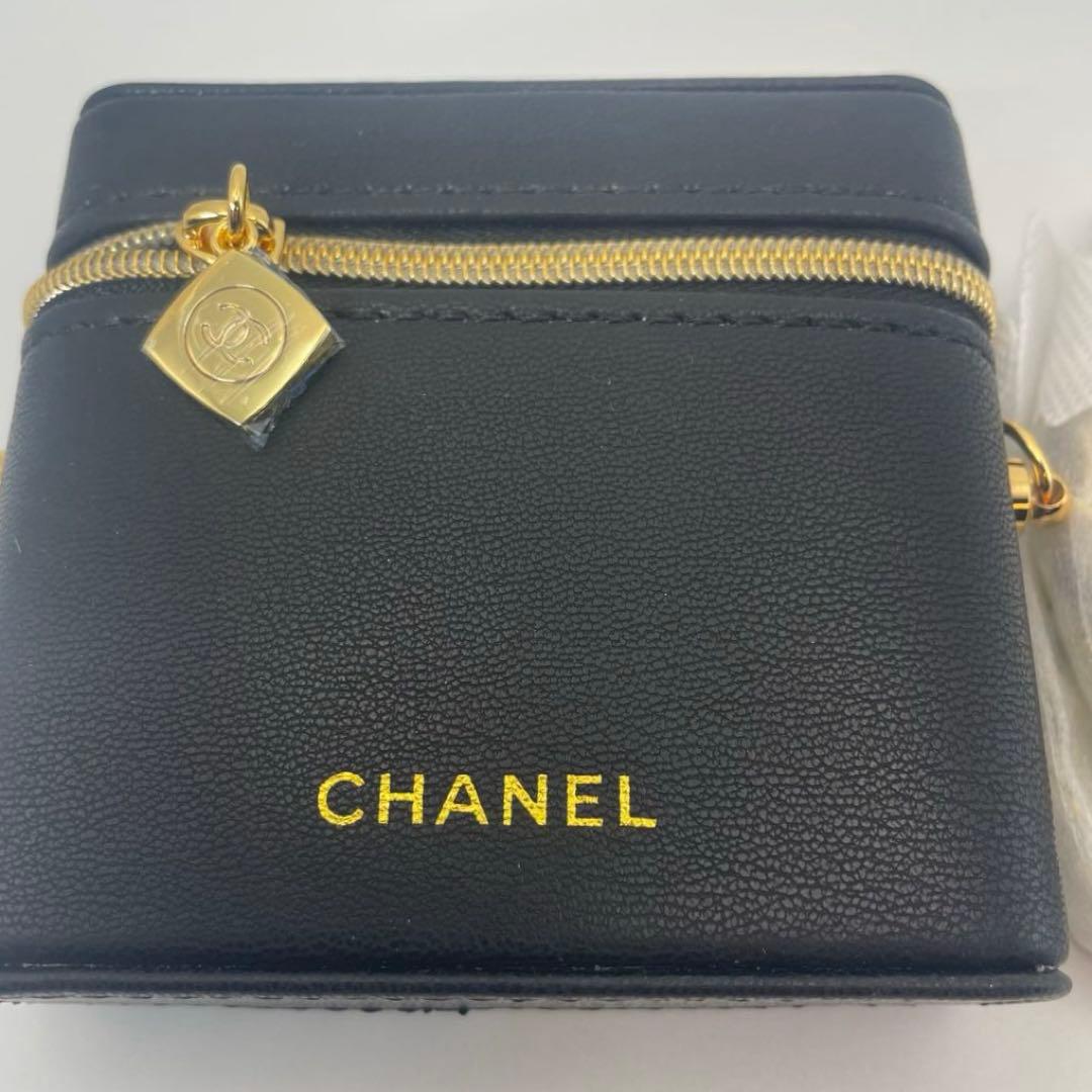 専用❗️CHANEL ノベルティ リップケース ミニショルダーバッグ 黒