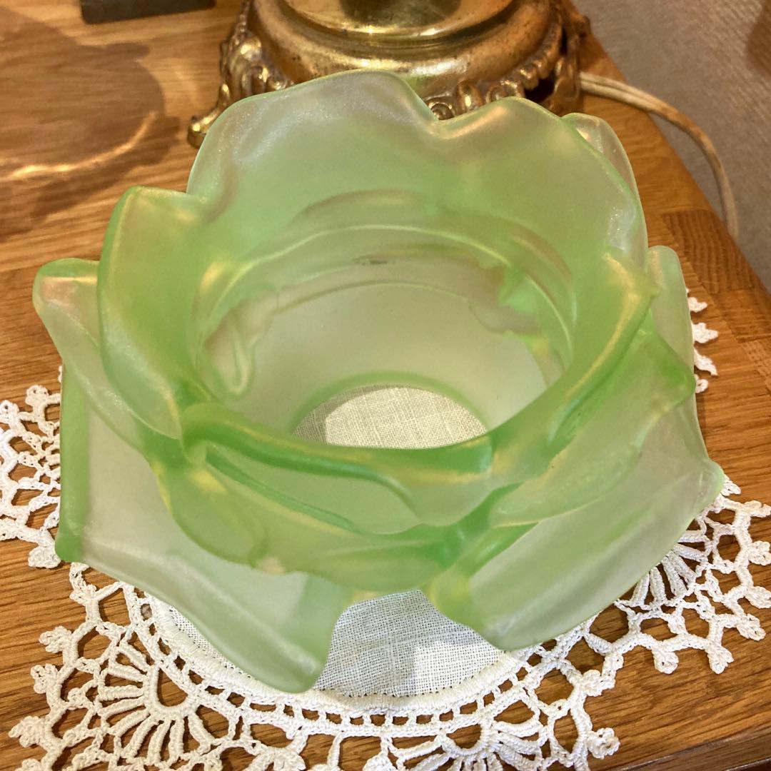 （予約専用⭐︎）ミニシャンデリア　フランスアンティークとローズシェード