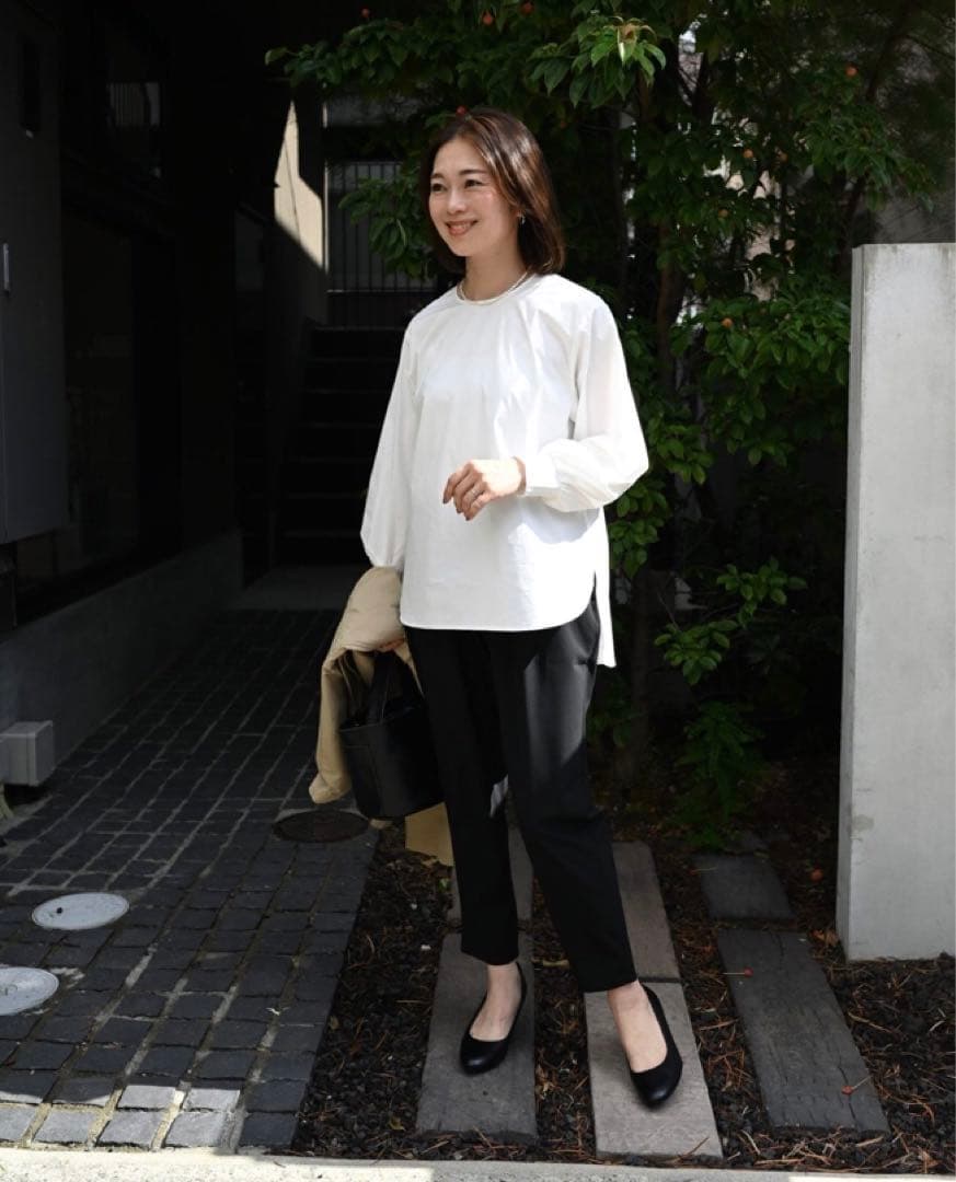 OUR 頼れるテーパードパンツ　黒