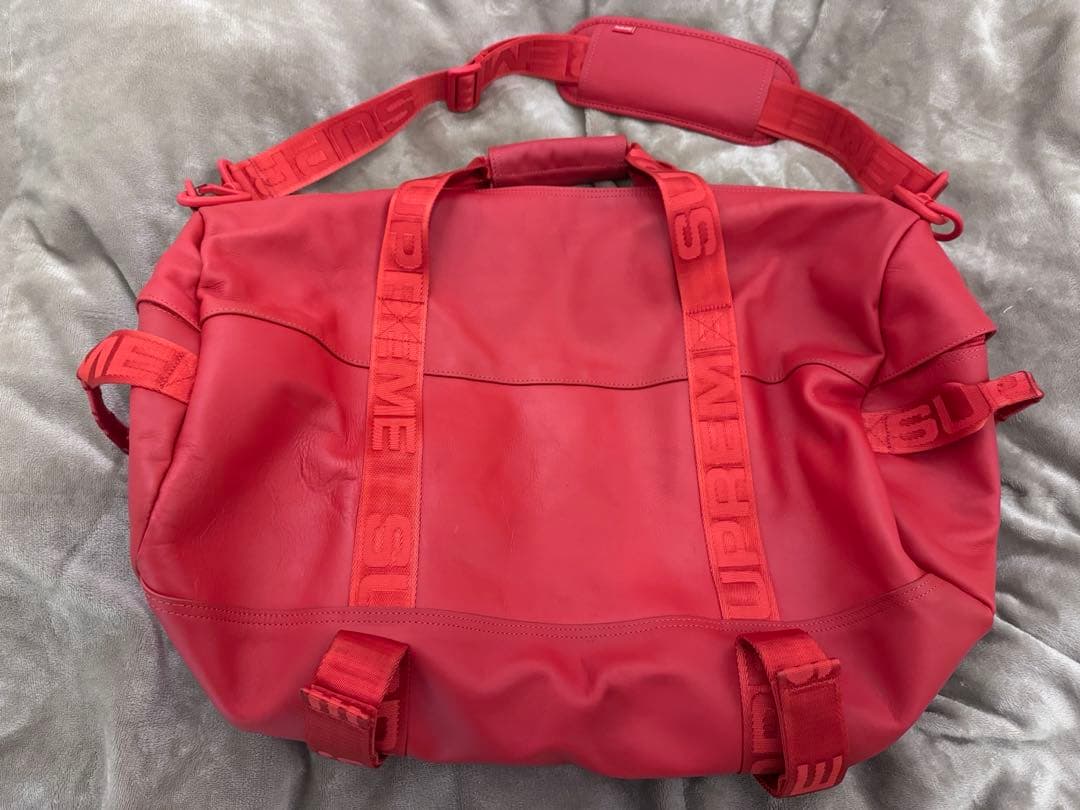 n*n様 Supreme Leather Duffle Bag（RED）