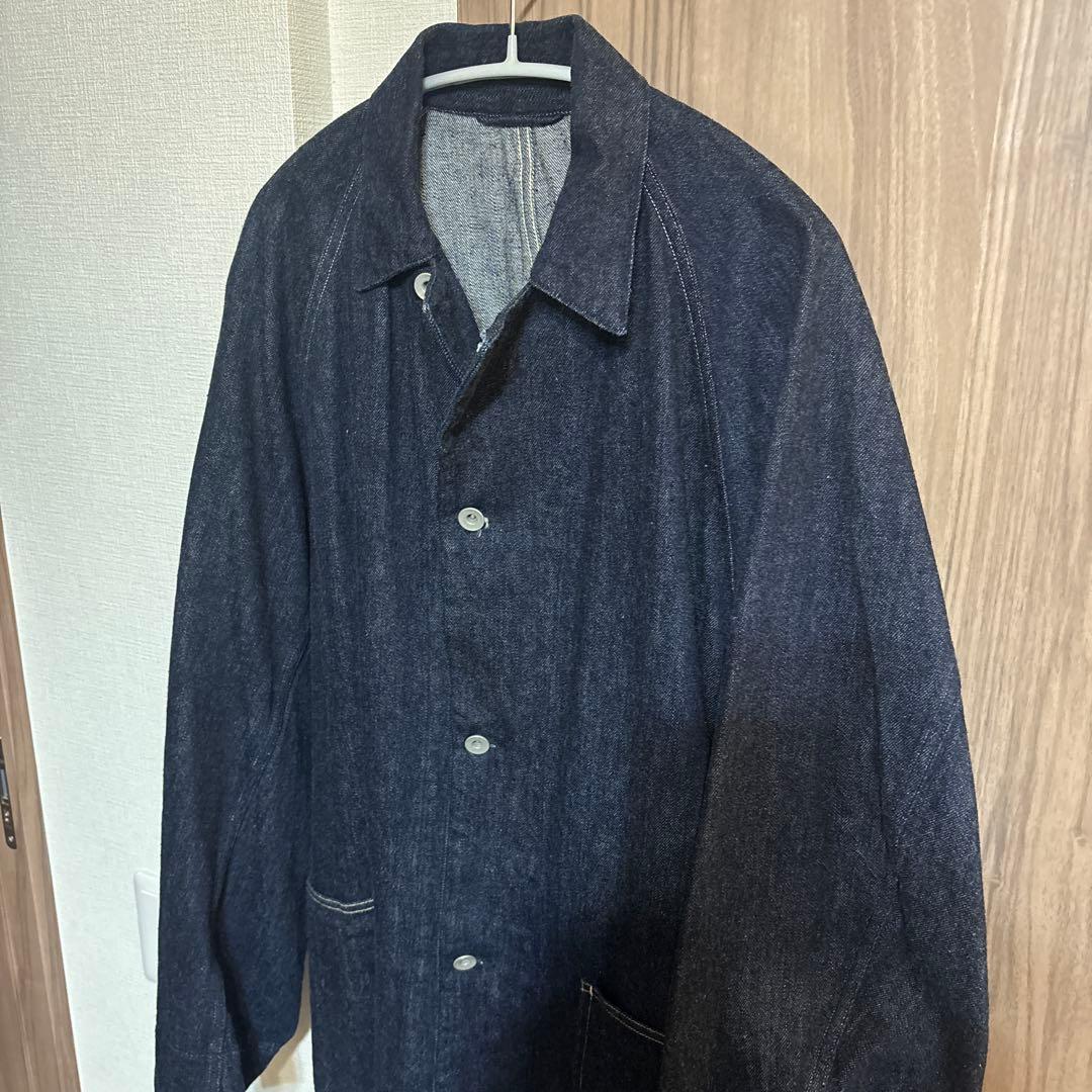 COMOLI デニムワークジャケットネイビー サイズ3