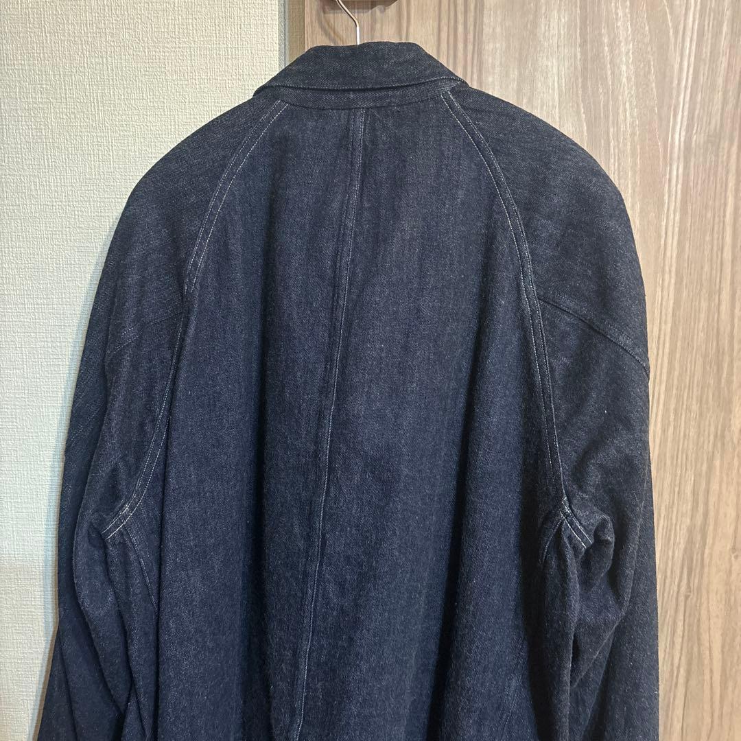COMOLI デニムワークジャケットネイビー サイズ3