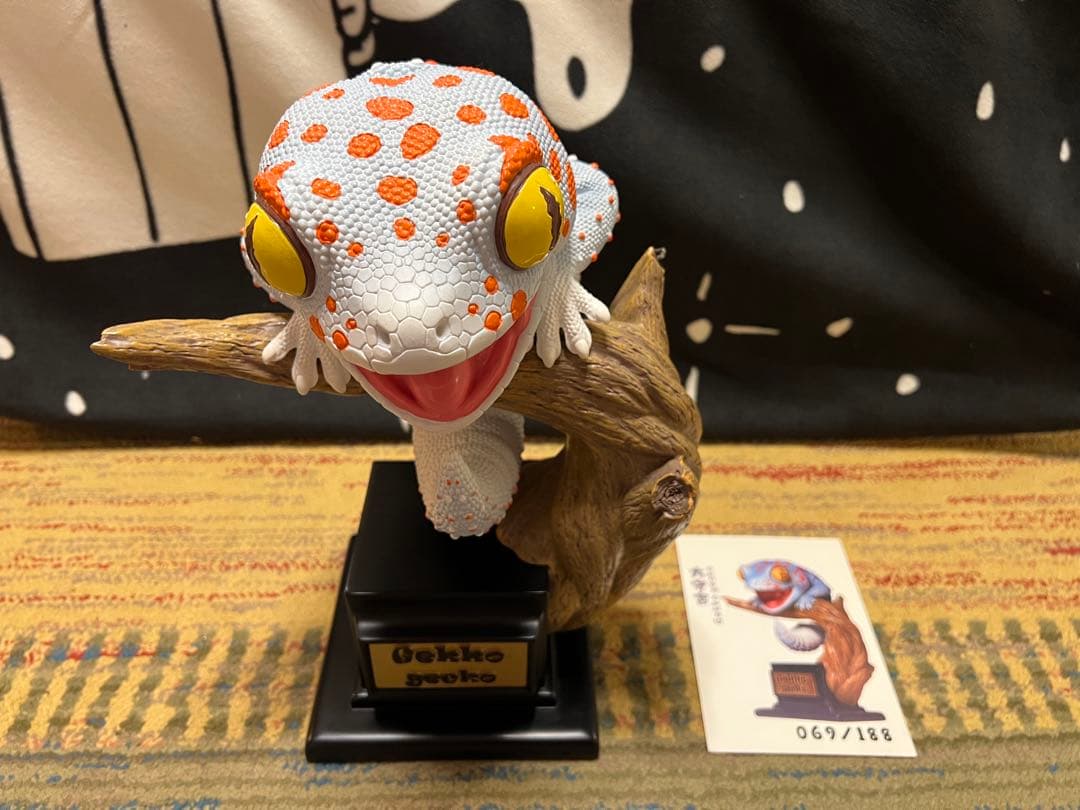 恵*)様 博物志　トッケイヤモリ　BIGフィギュア