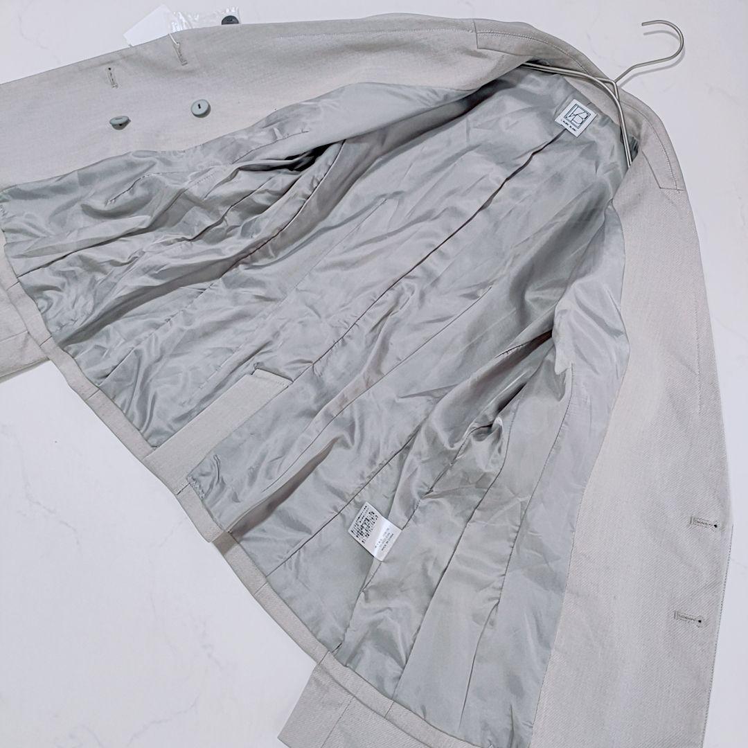 新品✨laubeblanc　テーラードジャケット　ダブルブレスト　ダブル　グレー