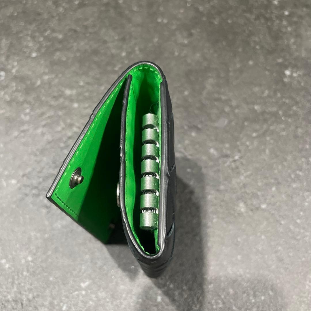 BOTTEGA VENETA キーケース 黒 緑