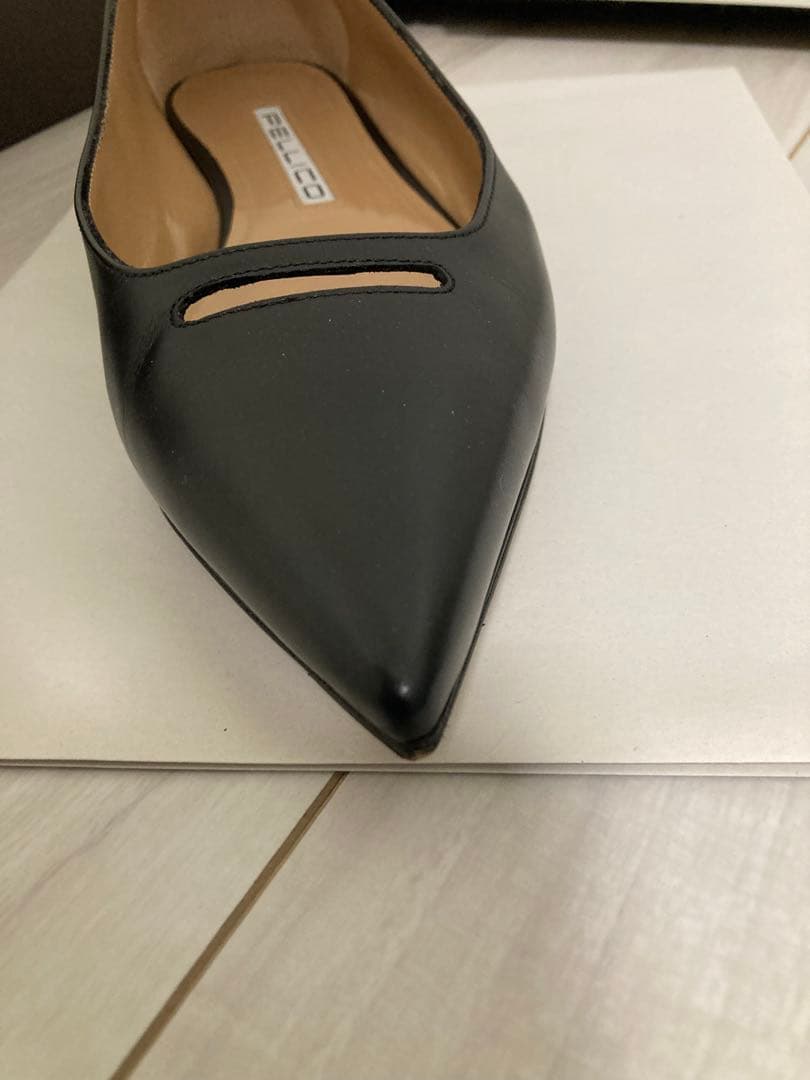 【Love.0113】PELLICO ブラック ポインテッドトゥ