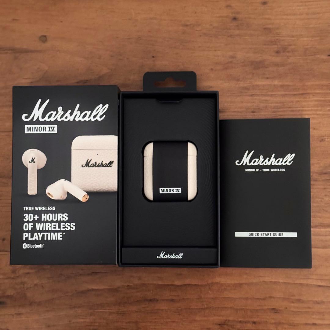 Marshall MINOR4 CREAM　ワイヤレス イヤホン