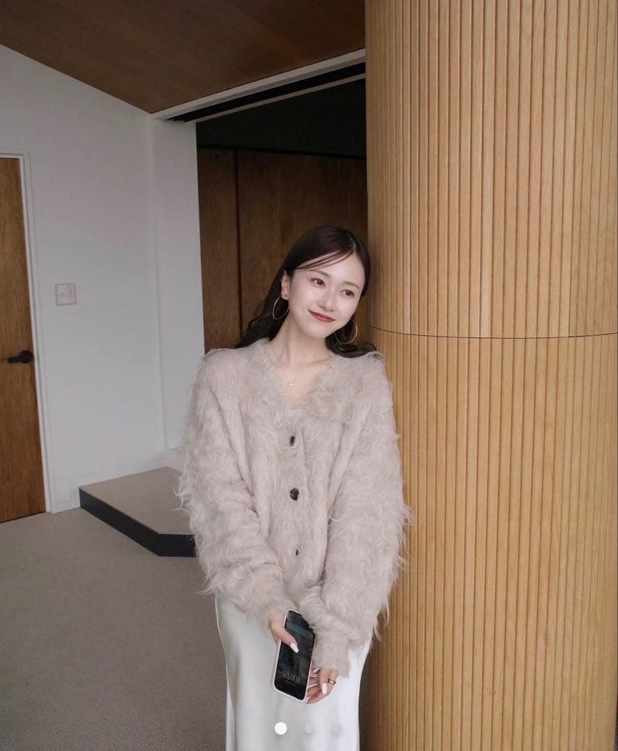 thetoe Westminster Shaggy Cardigan★当日発送★