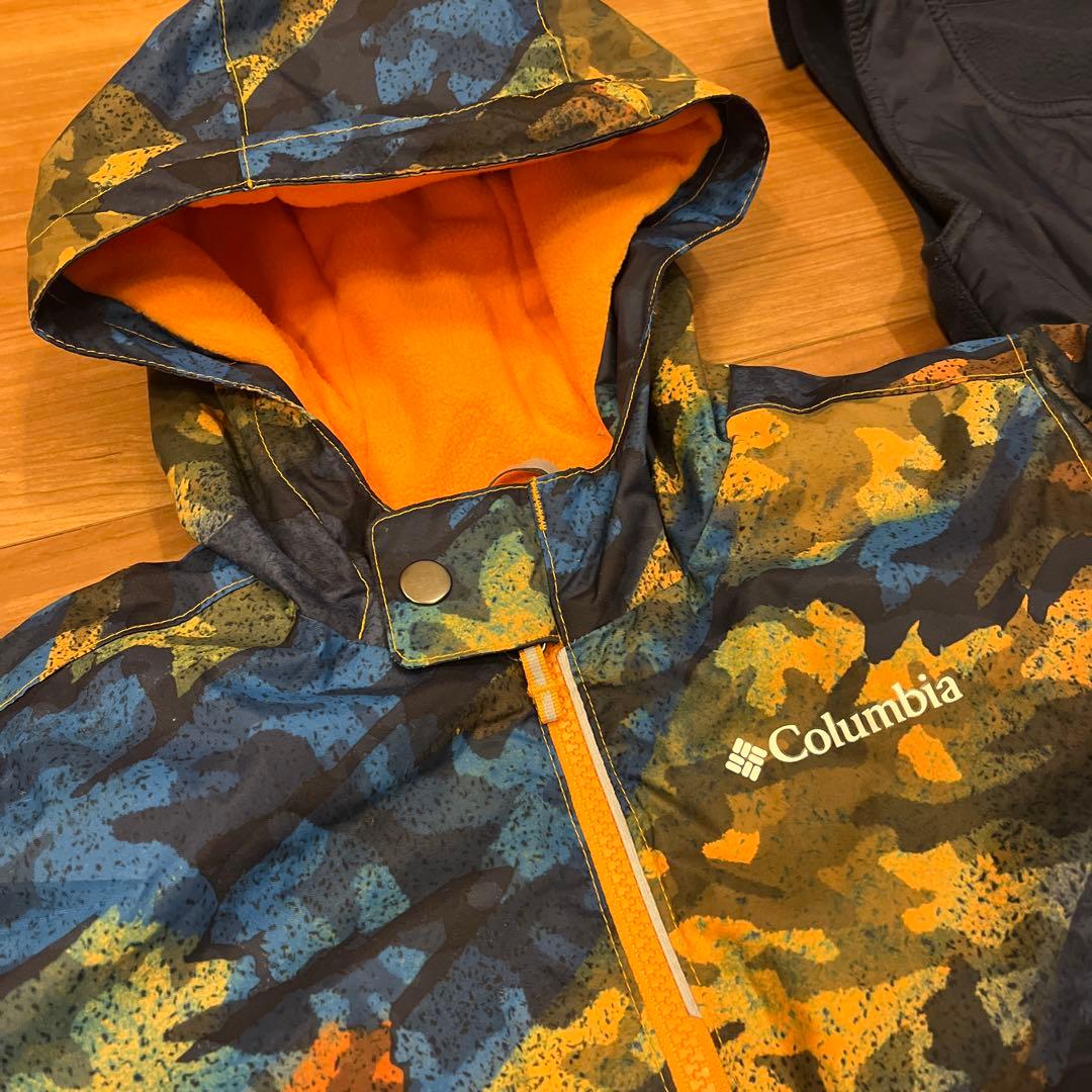 【バタフライ】Columbia スキーウェア キッズ XS
