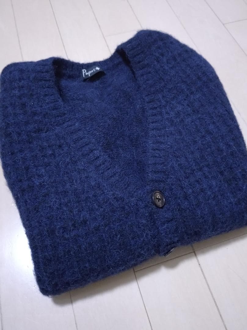 高級素材「アルカパ」+「ヤク」 美品 パパスプラス ベスト Papas+