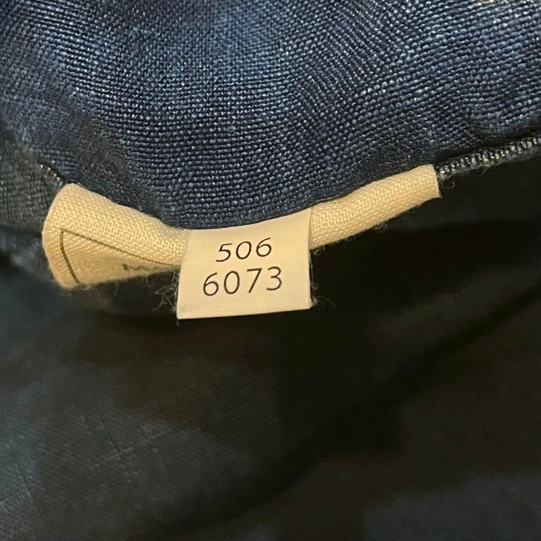 45R　リネンの908ベイカーパンツ　ロゴ刺繍　ワークパンツ　45rpm