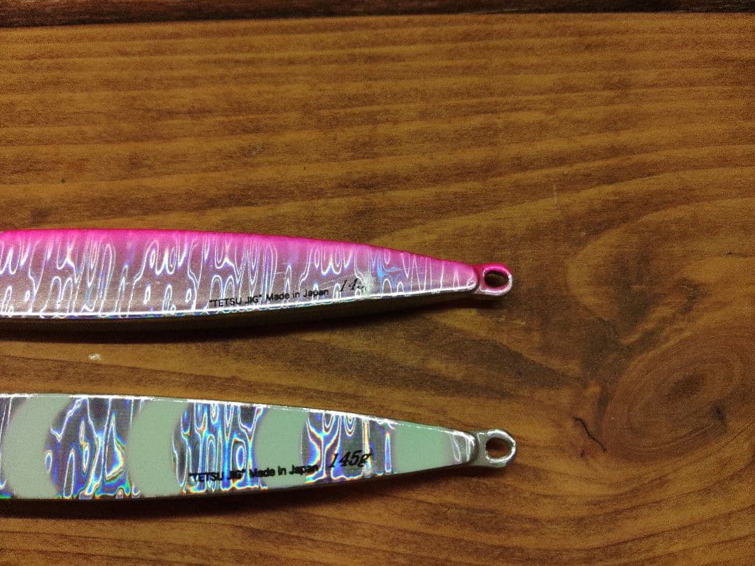 ネイチャーボーイズ　ウィグルライダー160g3本、145g2本　 鉄ジグ 中古