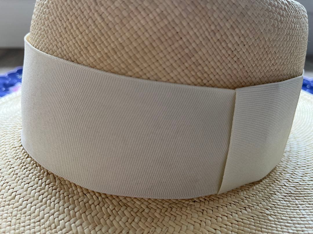 リボン付きストローハット/ARTESANO（アルテサーノ）