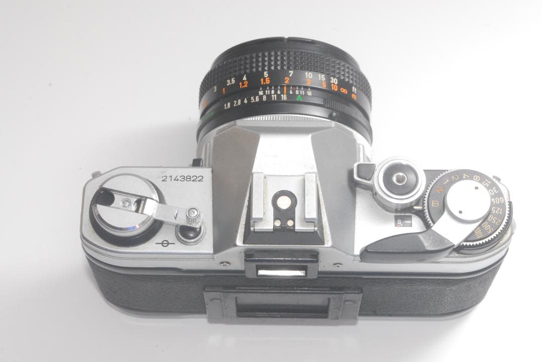 [美品] Canon AE-1 一眼レフ 50mm f1.8 s.c　鳴き無し