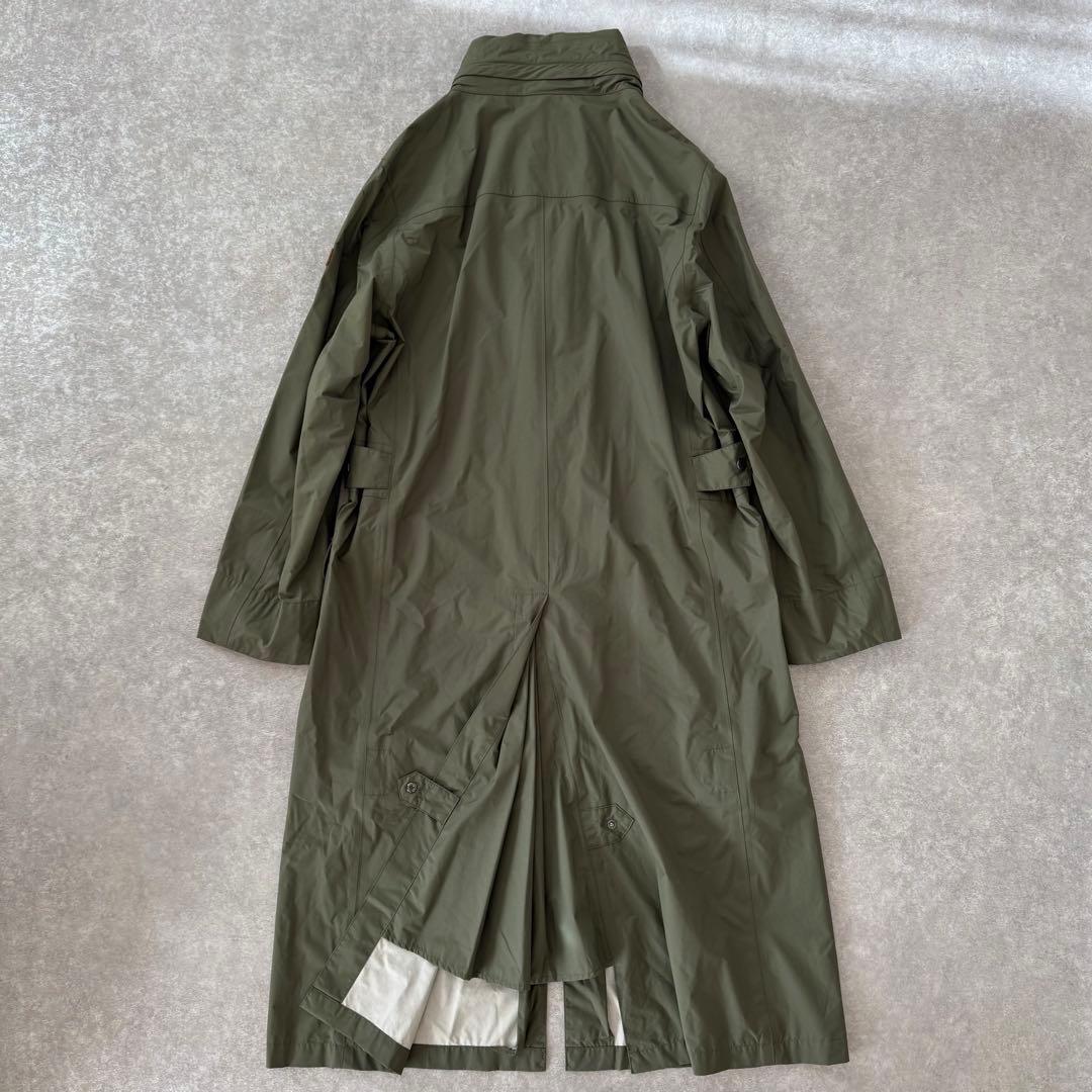 【未使用】AIGLE エーグル MTDライディングコート カーキ ロング フード